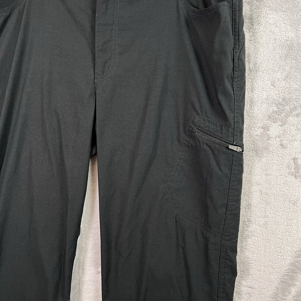 Eddie‎ Bauer Hiking Pants Women's 10 Black Cropped Athletic Outdoor Pockets - Picture 6 of 13